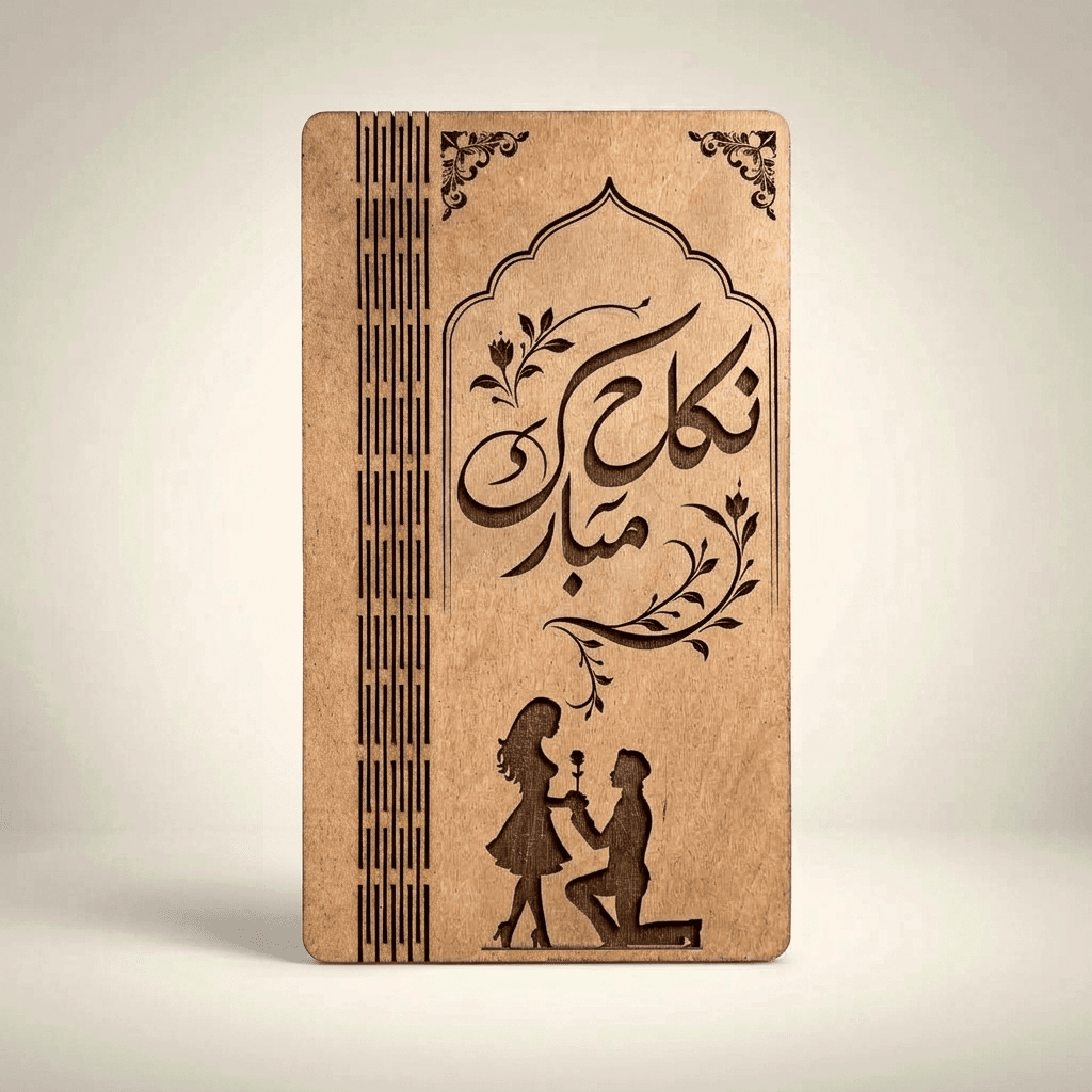 Tehzeeb Cash Envelope – The Wooden Gift Envelope